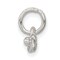 Sterling Silver Golf Club & Ball Charm Pendant Jewelry 19mm x 10mm